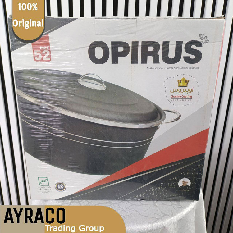 قابلمه سایز 52 برند اپیروس رنگ ( مشکی )