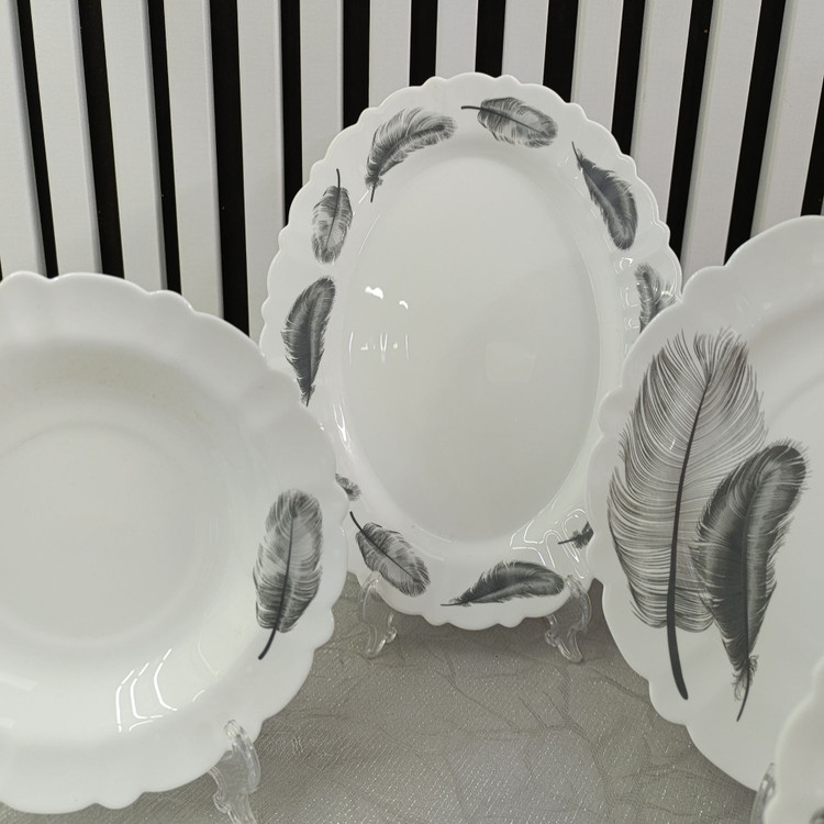 سرویس غذا خوری 25 پارچه رایا مشکی برند آیروپال