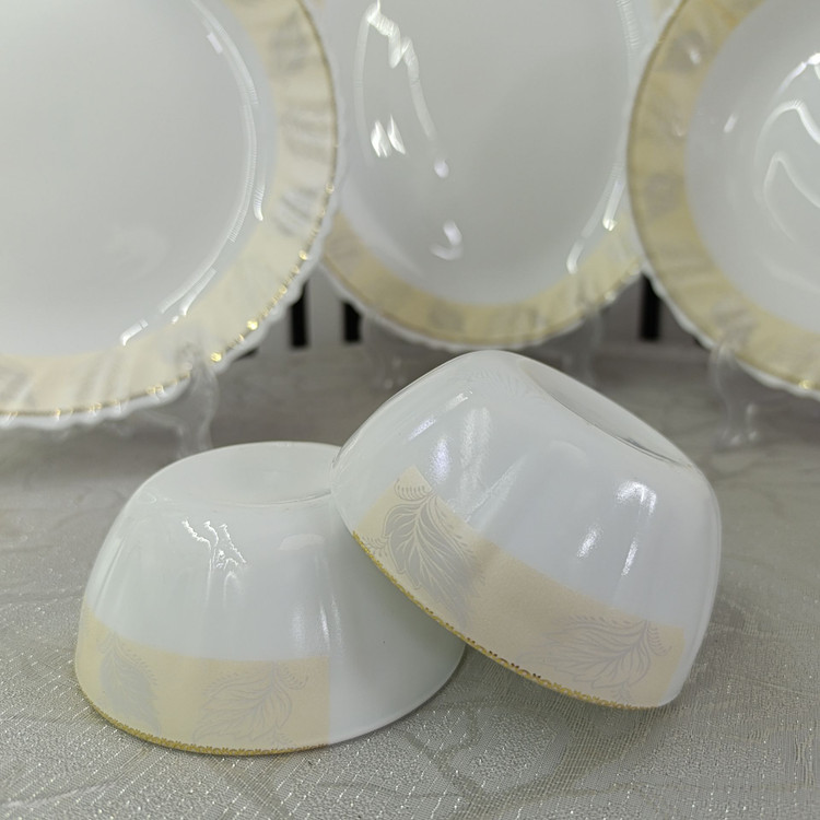 سرویس غذا خوری 25 پارچه کرم آبی برند لئون