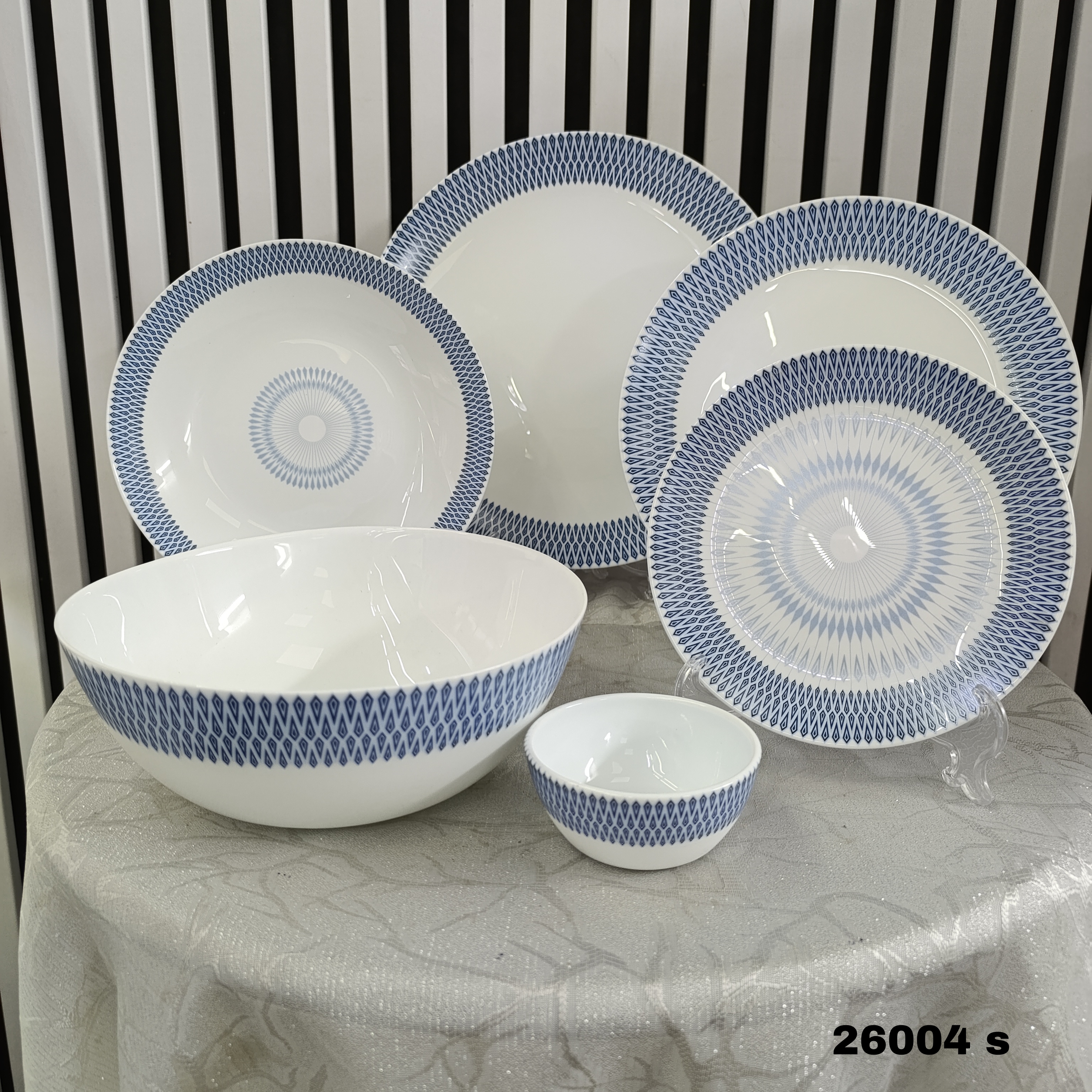 سرویس آرکوپال 26 پارچه 26004 سرمه ای برند دینو
